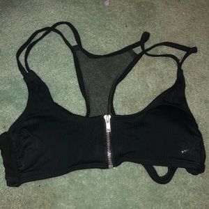 Black razor back bikini